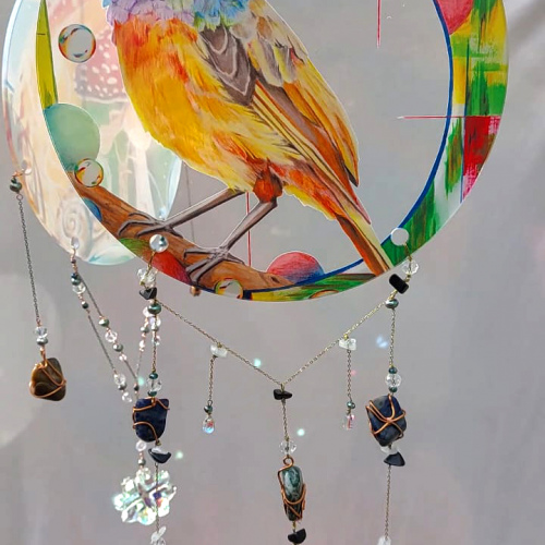 Suncatcher ArtPrint 'Sunbird'